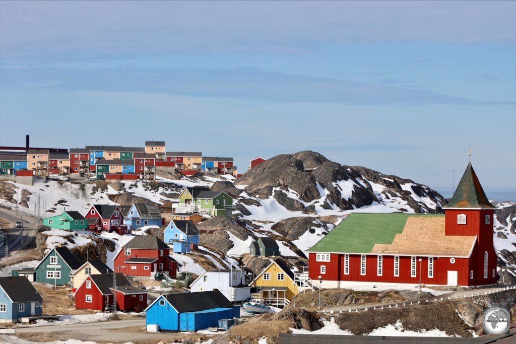 A view of Sisimiut, Greenland.