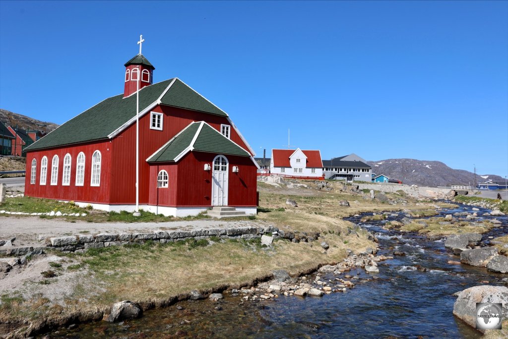 The charming Church of Our Saviour in Qaqortoq.