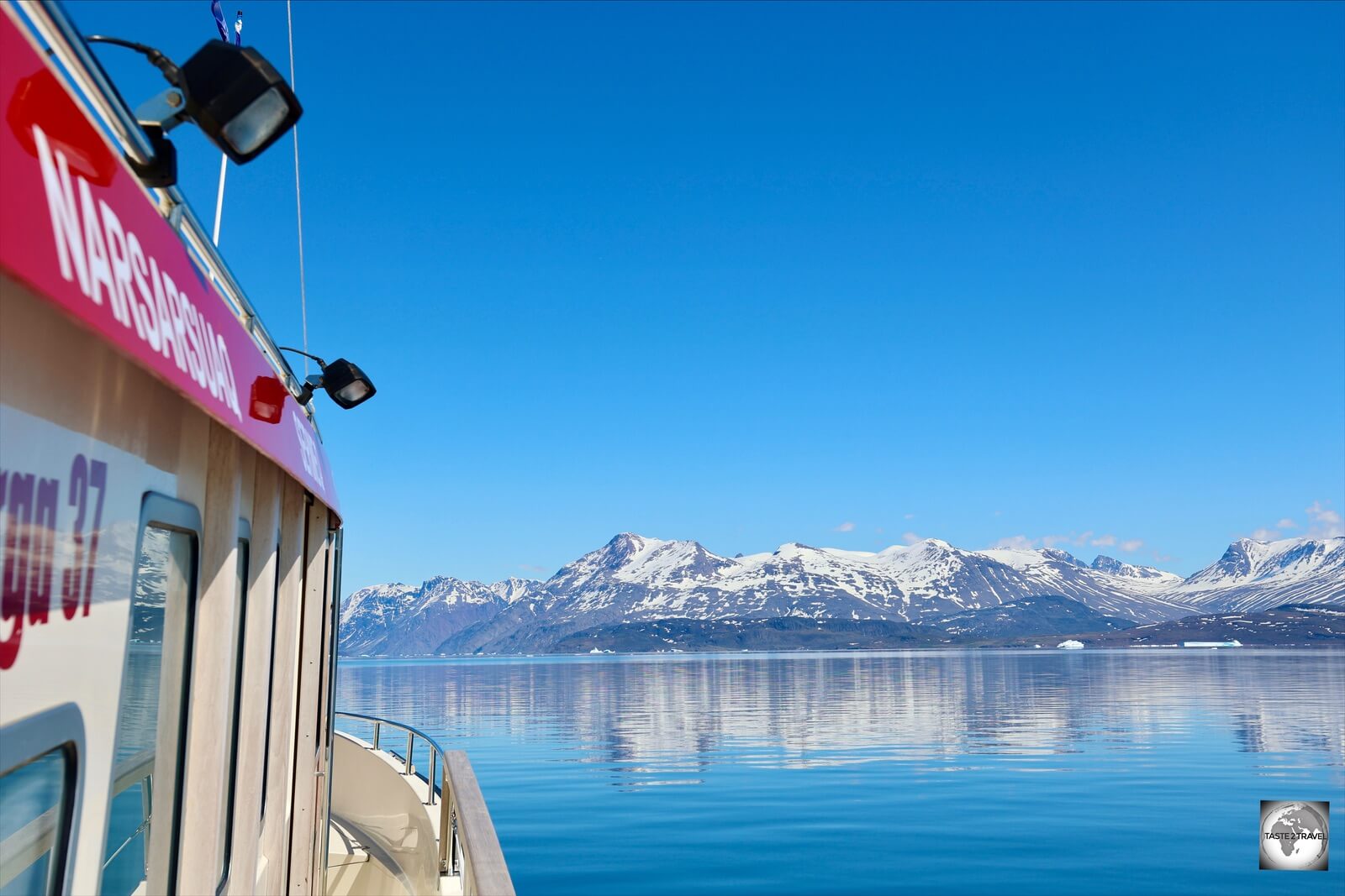 Views of the Tunulliarfik Fjord from my Disko Line speedboat, travelling from Qaqortoq to Narsarsuaq.