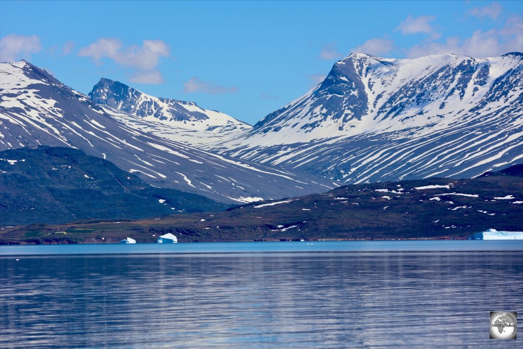 The settlement of Narsarsuaq lies at the end of the stunning Tunulliarfik Fjord.
