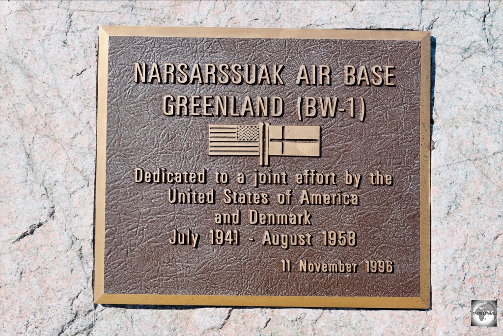 US Military memorial at the Narsarsuaq Museum.