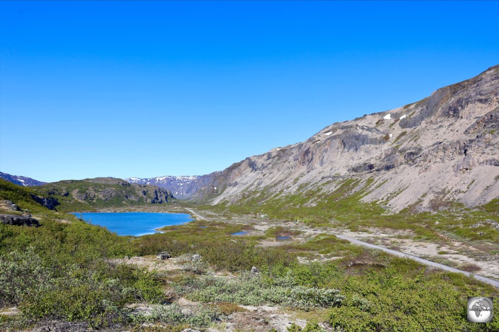 A view of Narsarsuaq in southern Greenland.