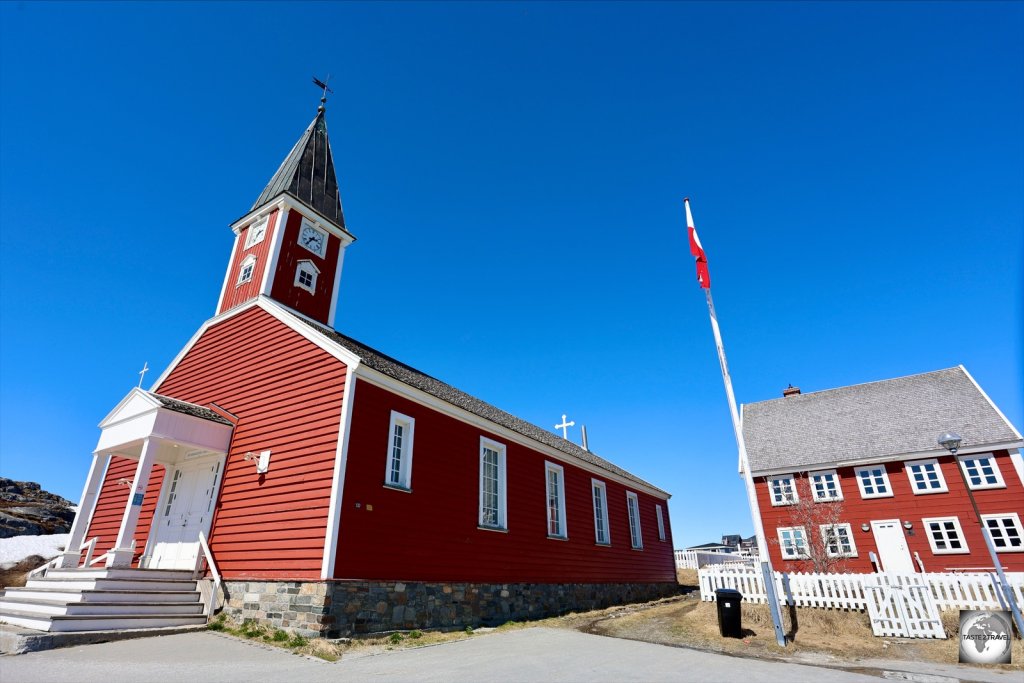 Built in 1849, the Church of Our Saviour is a prominent landmark in Nuuk.