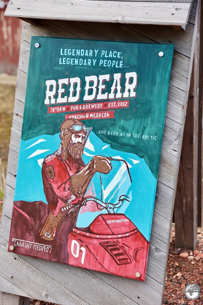 The Red Bear brewery in Barentsburg was the first brewery established on Svalbard.