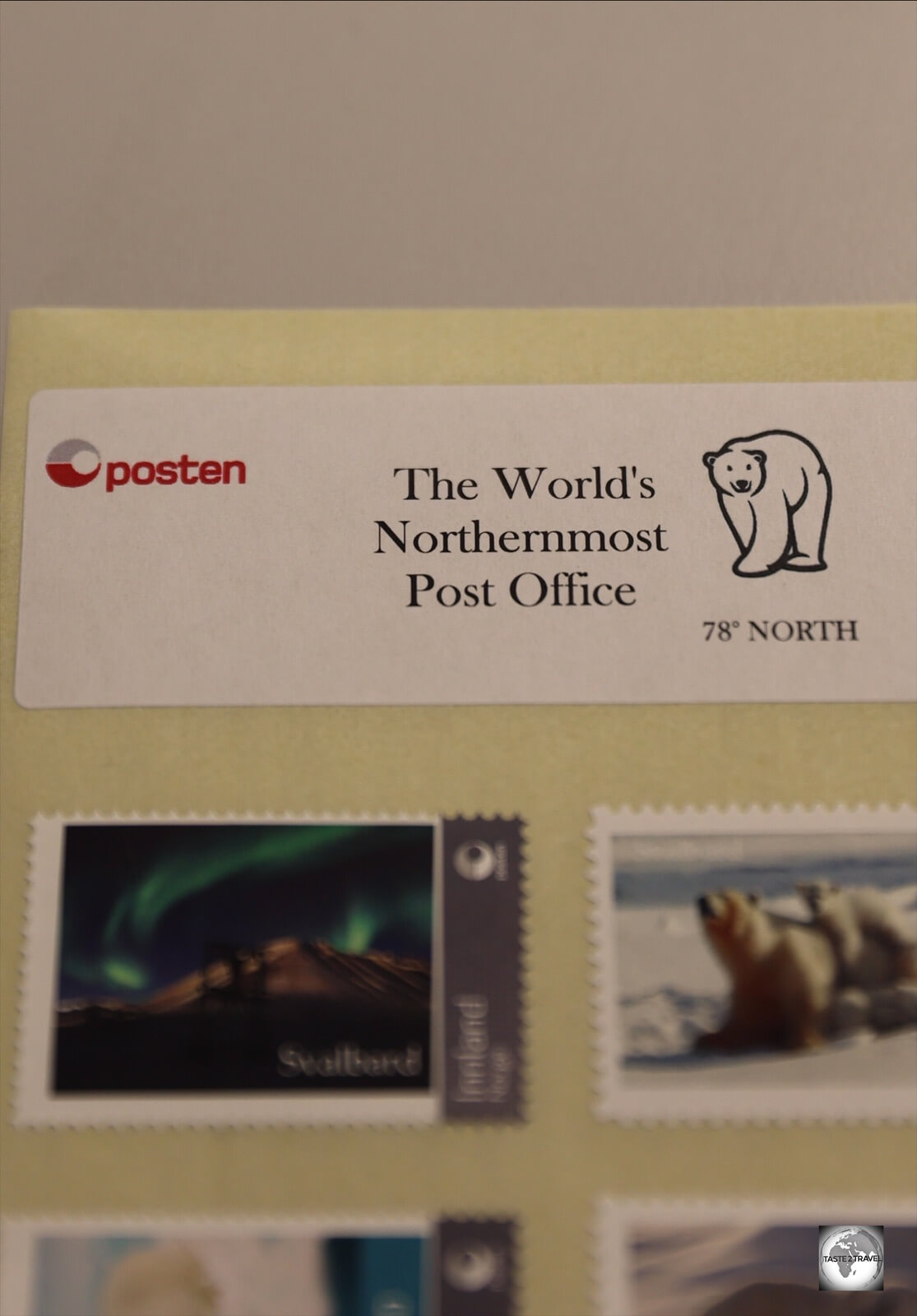 Located at 78° North, Longyearbyen PO is the world's northernmost post office.