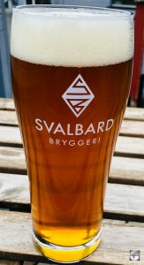 A glass of Svalbard beer is a great way to relax after a day of exploring.