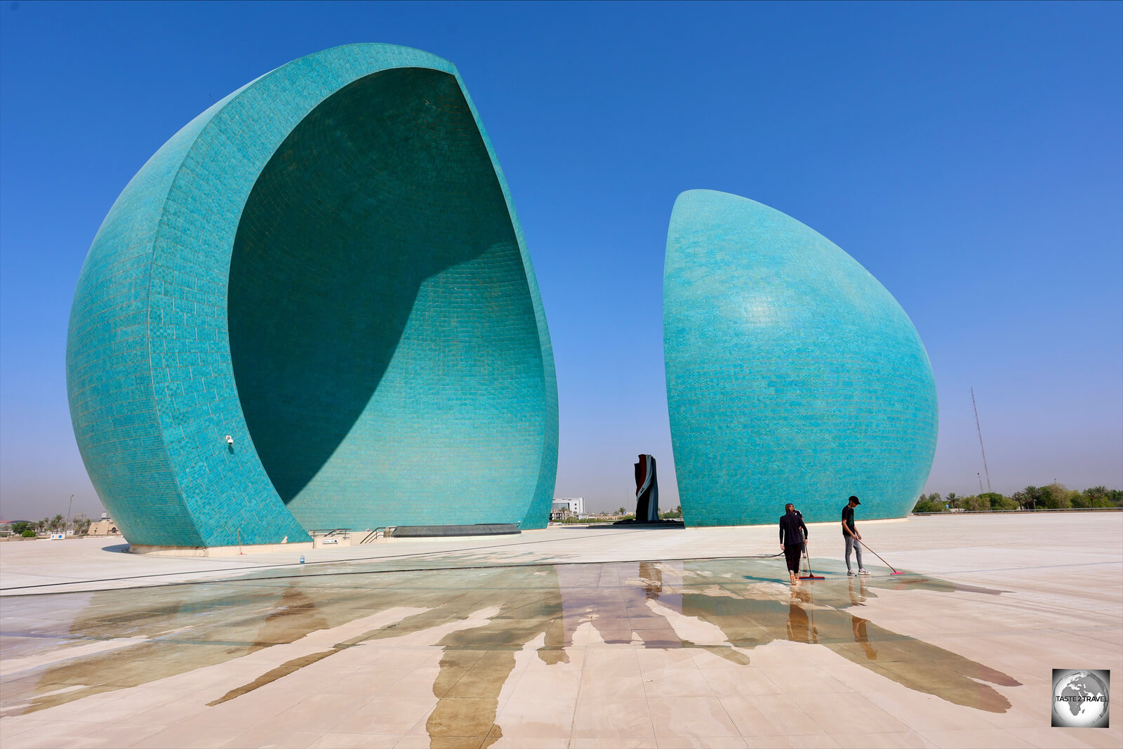 The iconic Martyr's Monument in Baghdad was originally dedicated to the Iraqi soldiers who died in the Iran–Iraq War.