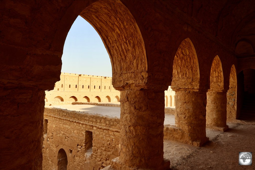 Al-Ukhaidir Fortress was built by the Abbasids.