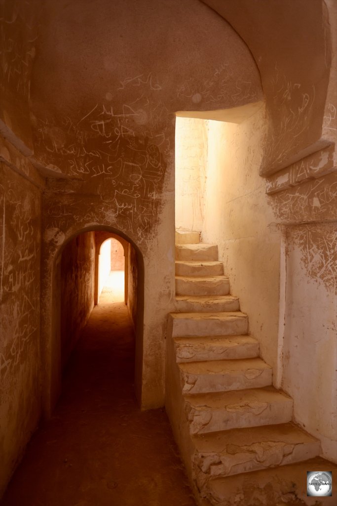 Magical lighting at the Al-Ukhaidir Fortress.