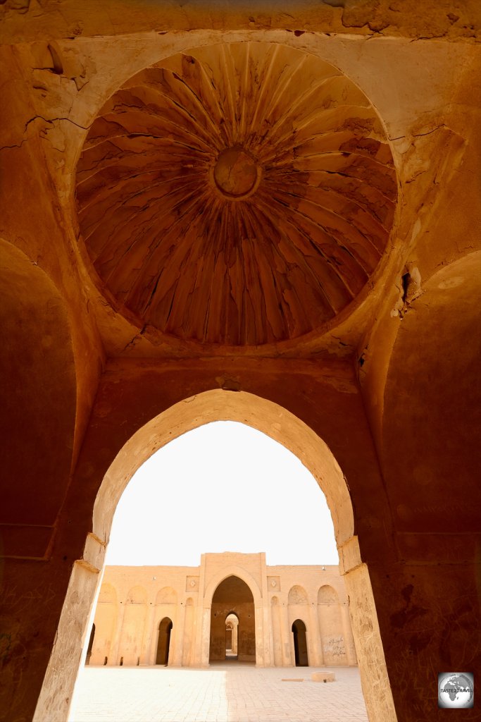 The fluted dome at the Al-Ukhaidir Fortress.