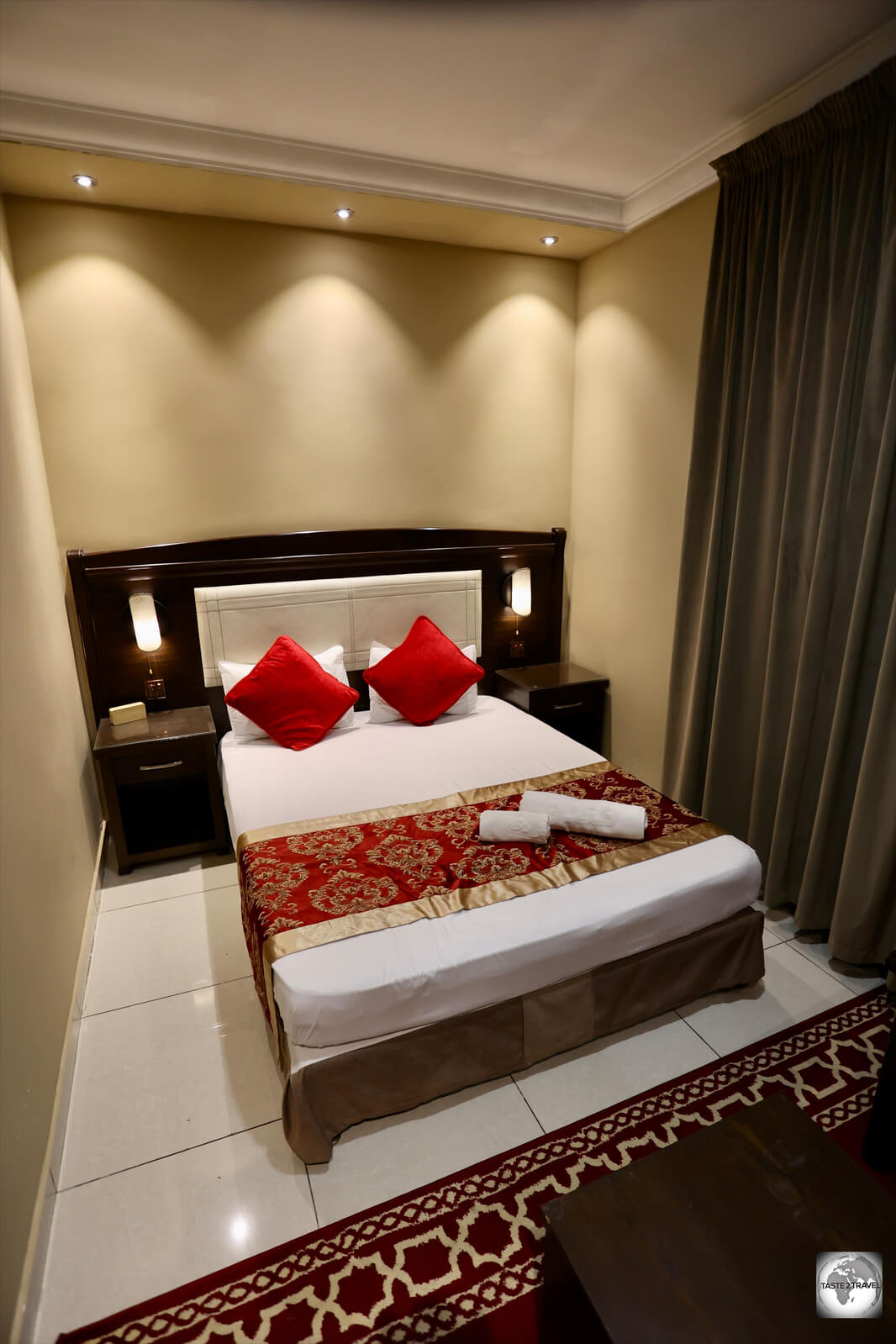 My room at the Barada Hotel in Najaf.