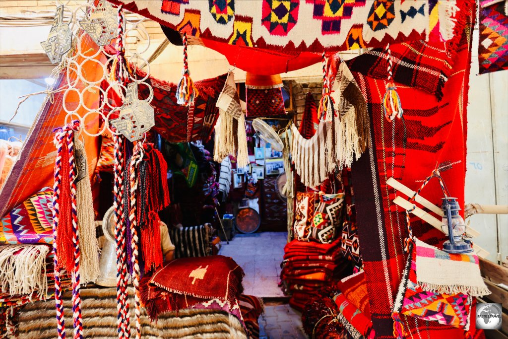 A shop in the Al-Safafeer souk, Baghdad.