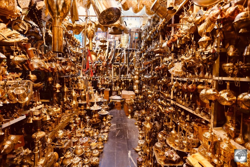 The Copper Market (al-Safafeer) is a highlight of the bustling Baghdad souk.