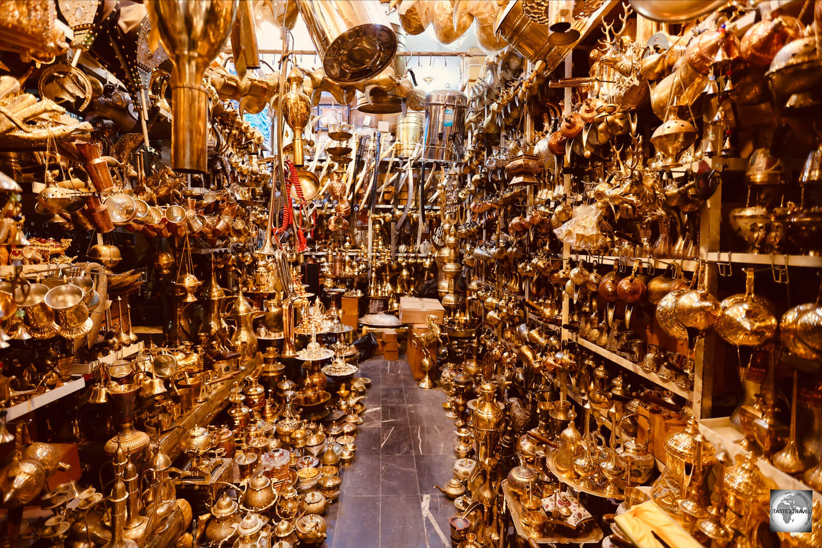 The copper market at Al-Safafeer souk is a highlight of the bustling Baghdad bizarre.