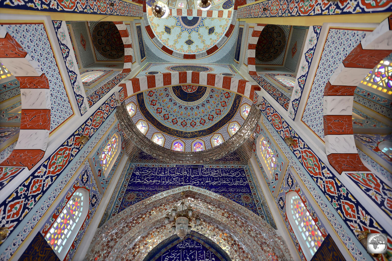 A photographer's dream - the incredibly ornate Jalil Khayat Mosque in Erbil.