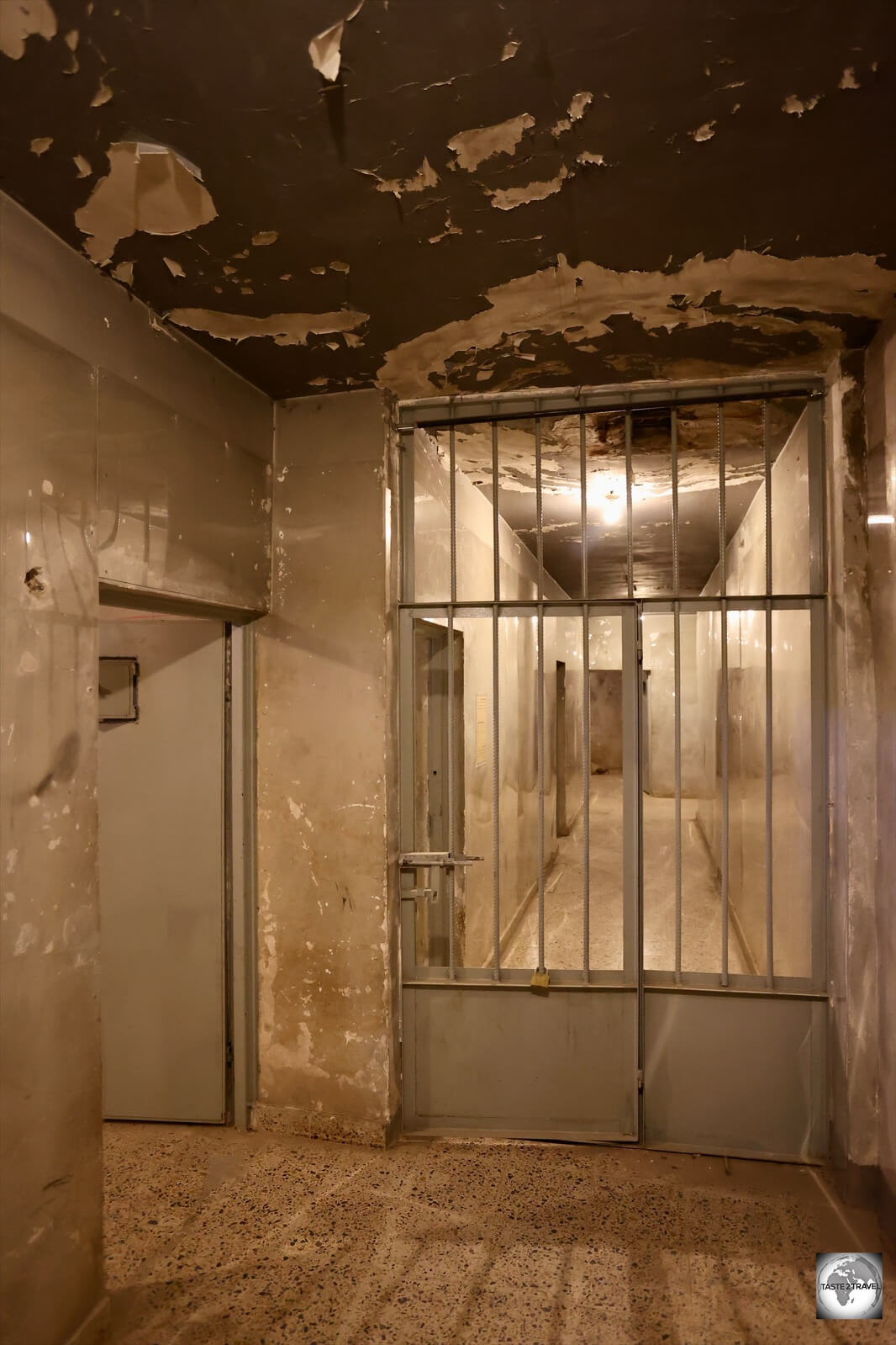 A house of horrors - the former jail house at the Amna Suraka Museum.