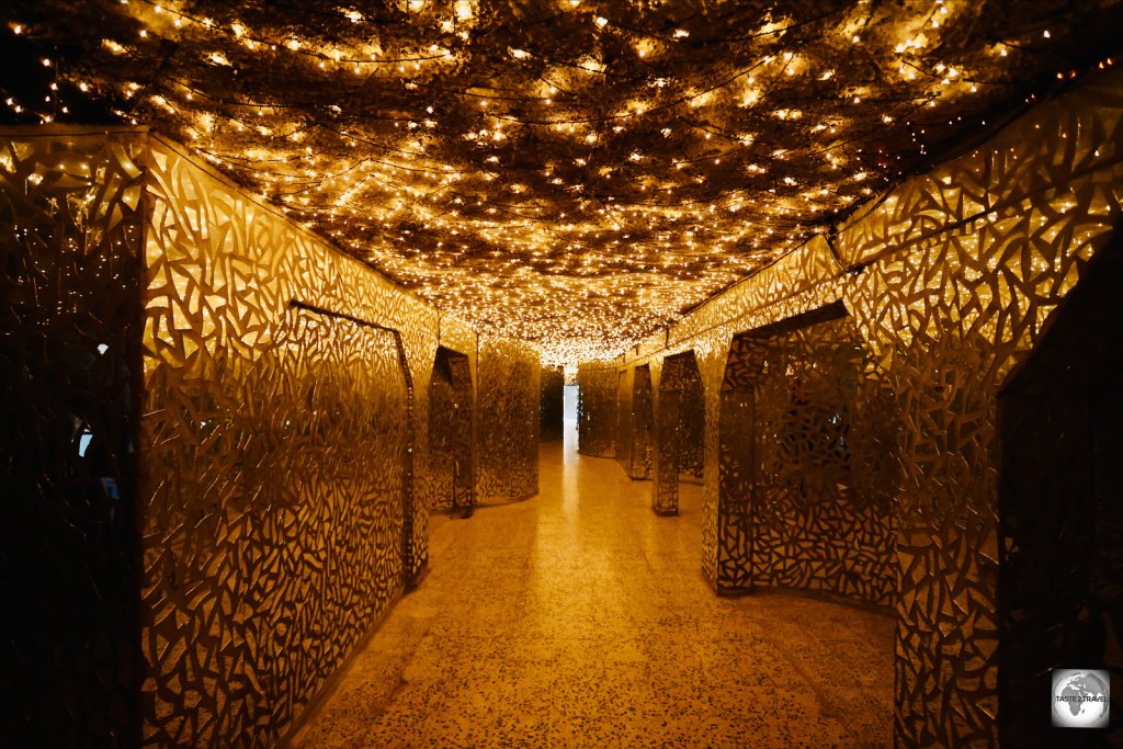 The 'Hall of Mirrors' at the Amna Suraka Museum.