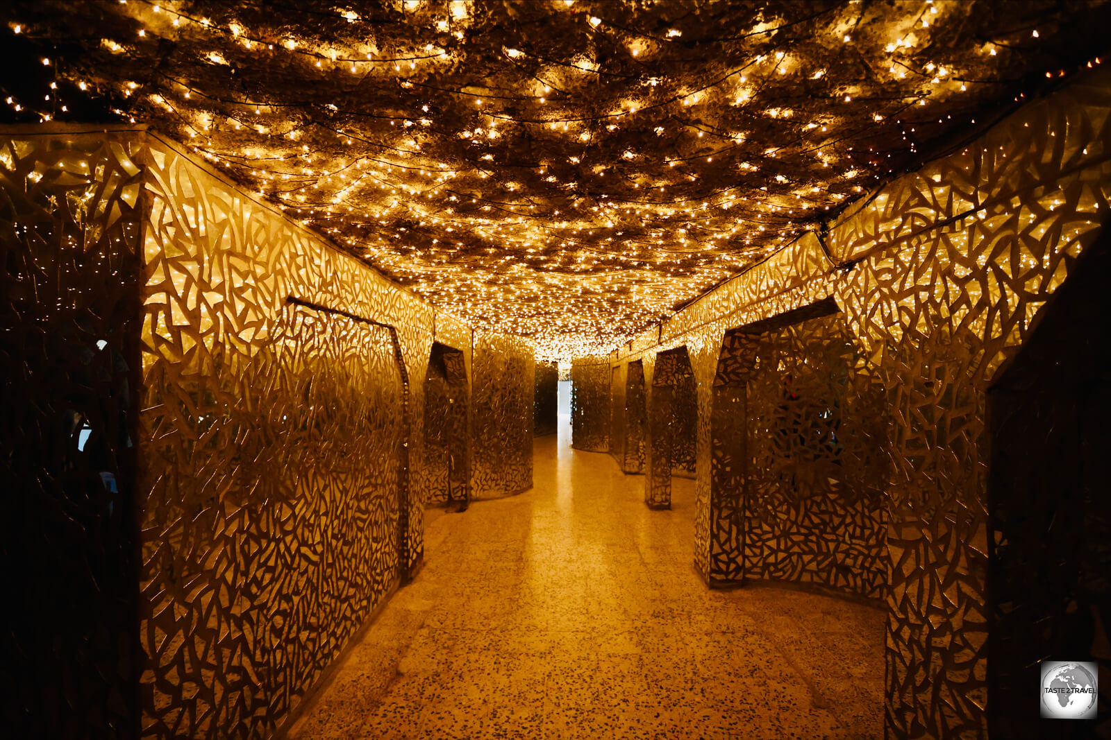 The Hall of Mirrors at the Amna Suraka Museum in Sulaimaniyah.