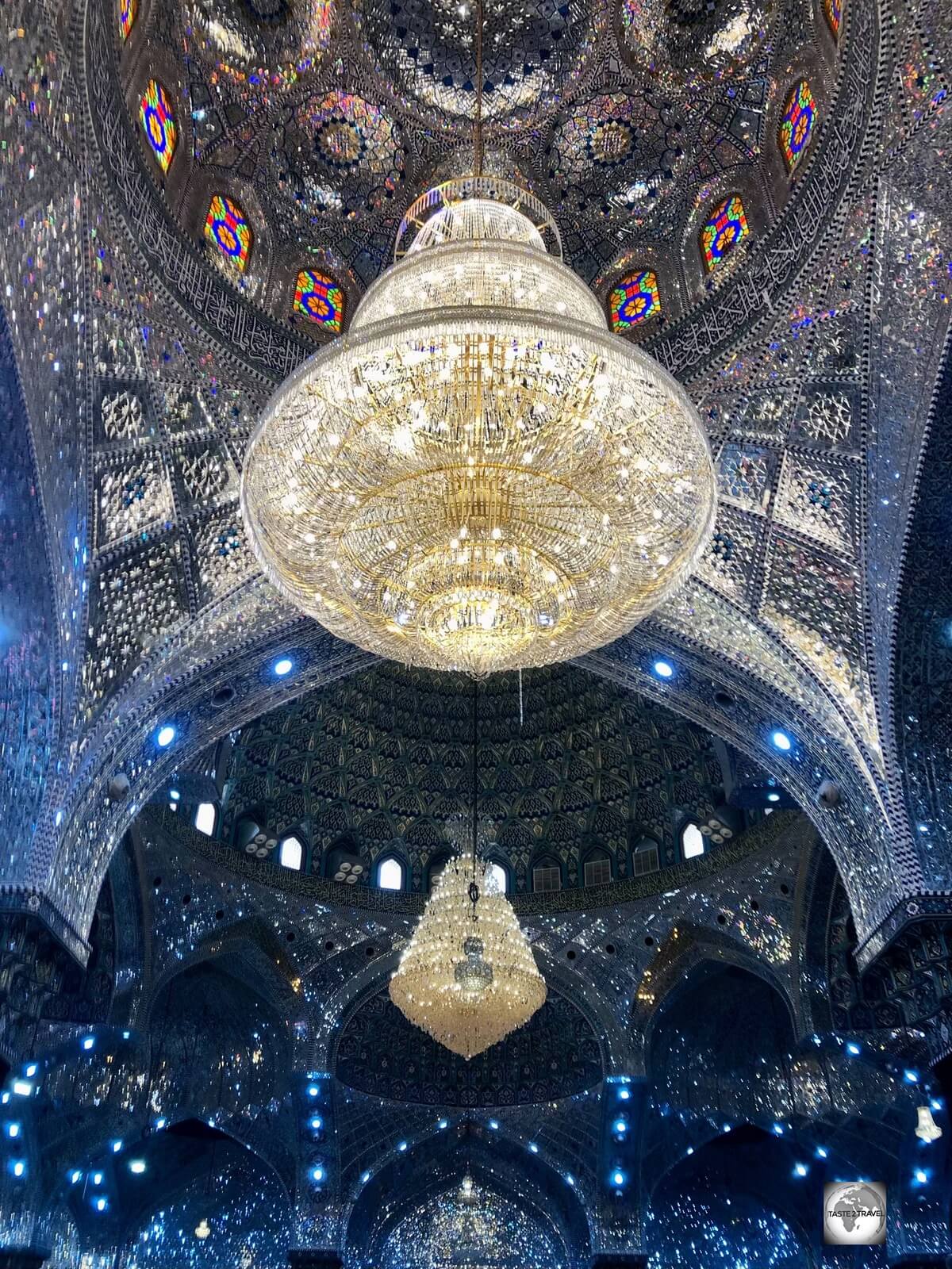 The truly dazzling interior of the Al-Askari Shrine in Samarra.