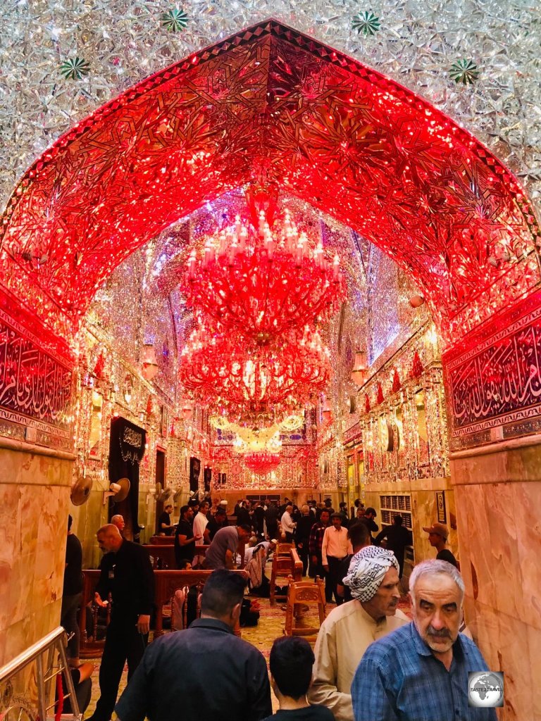 The shrine of Imam Ali - a truly dazzling sight and a photographer's dream.