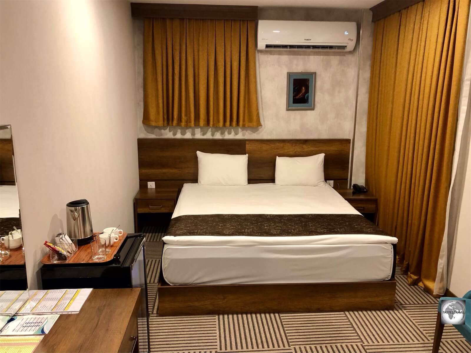 My room at the Erbil View Hotel.