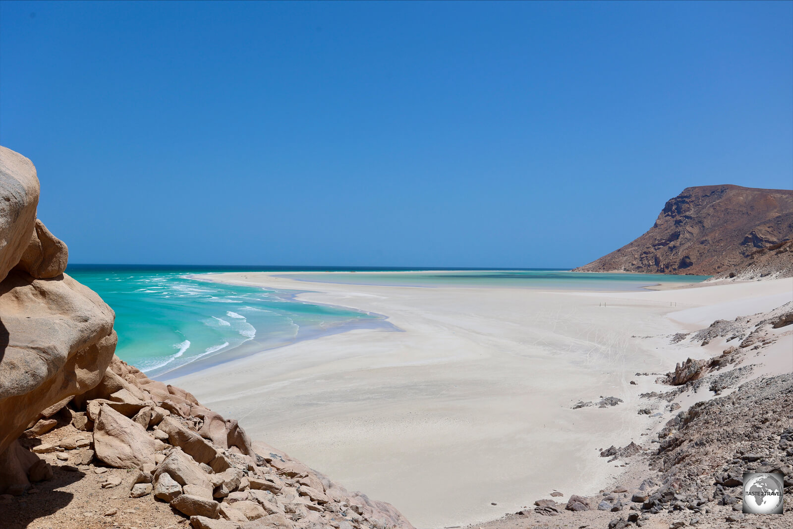 The stunning beach, which I had to myself, at Detwah Lagoon.
