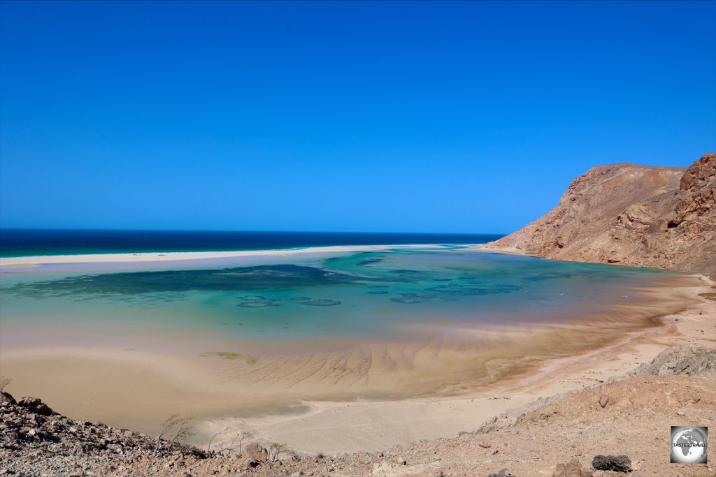 A view of Detwah Lagoon, Socotra.