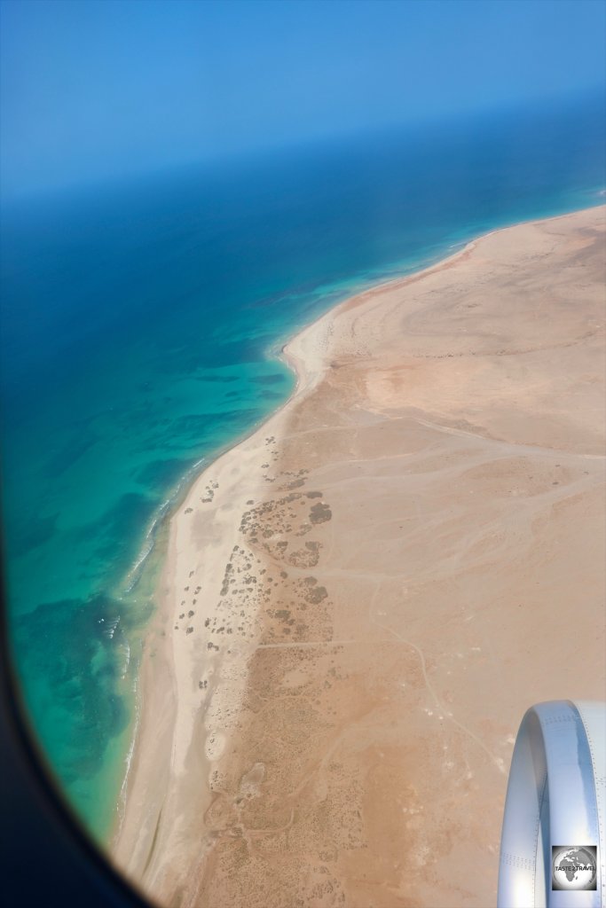 A view of Socotra from my Air Arabia flight.