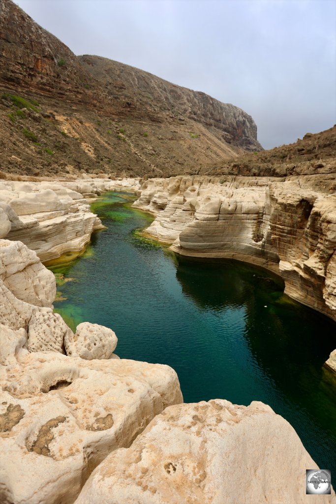Wadi Kalysan - a perfect freshwater swimming pool.