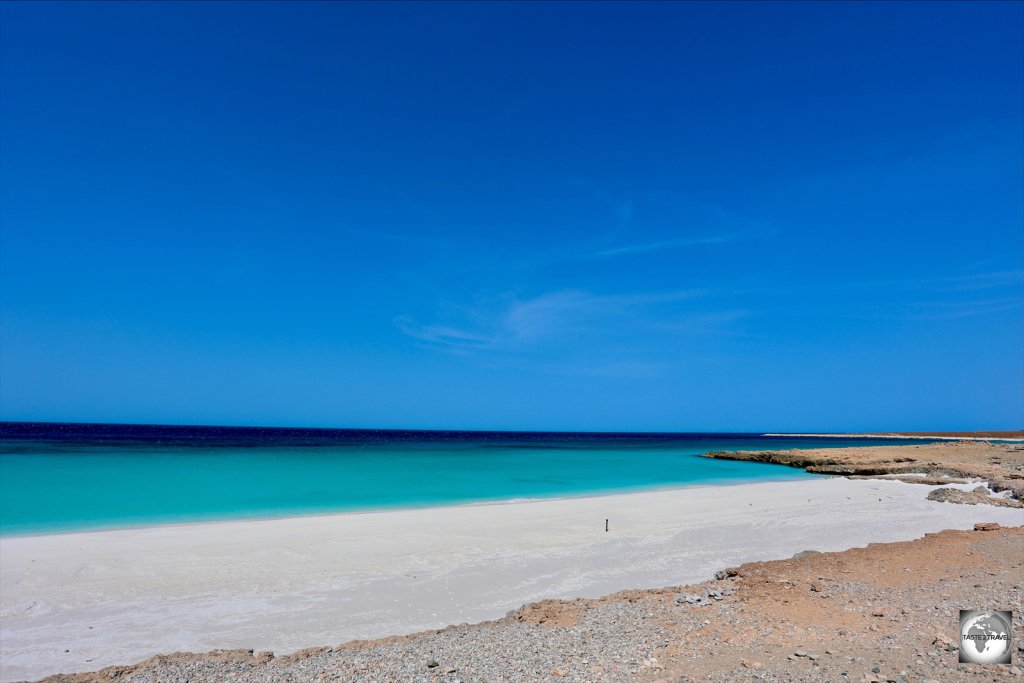Another beautiful beach on the east coast of Socotra.