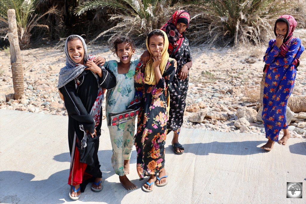 Young girls on Socotra.