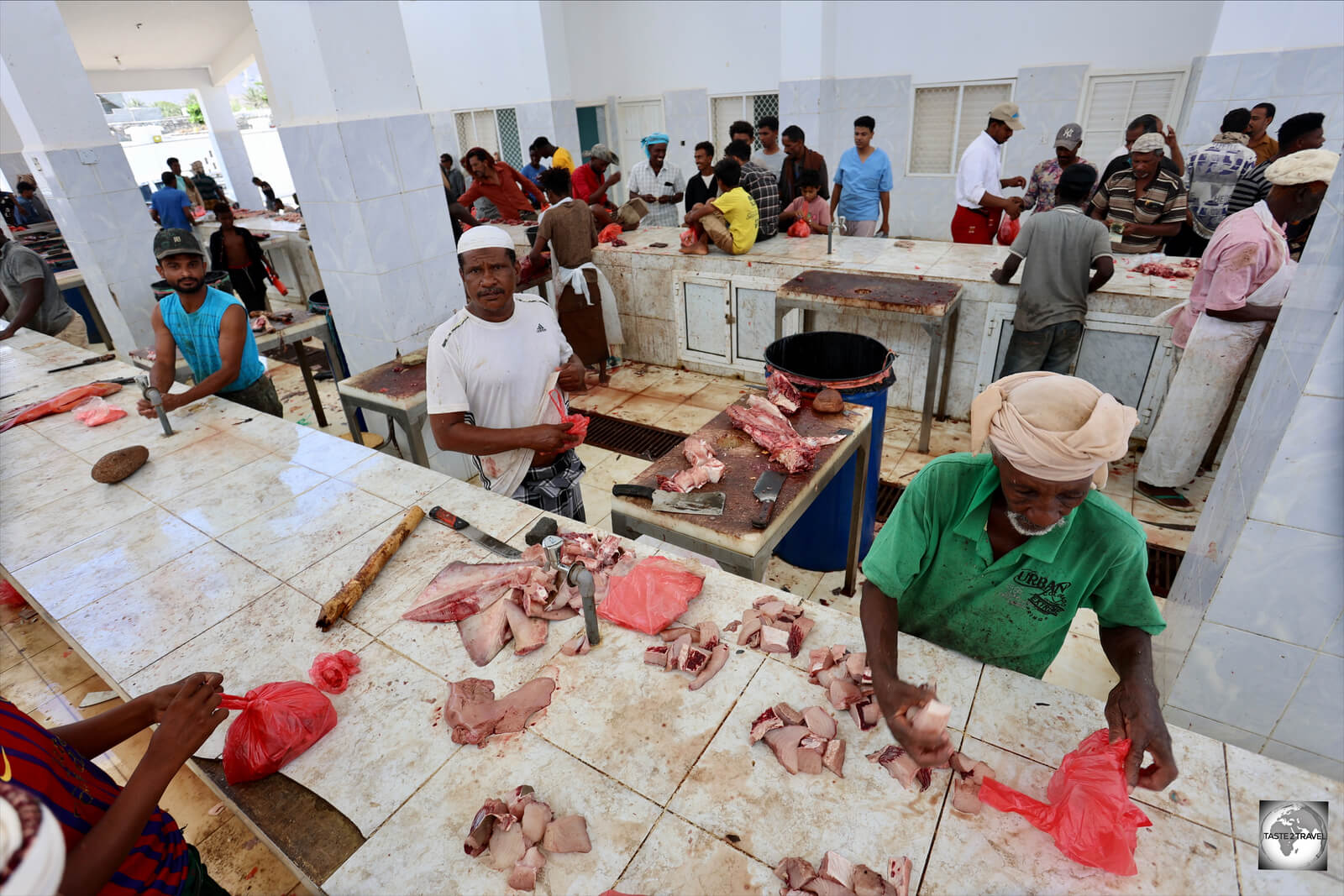 Most meals on Socotra consist of rice with some sort of protein, normally freshly caught fish.