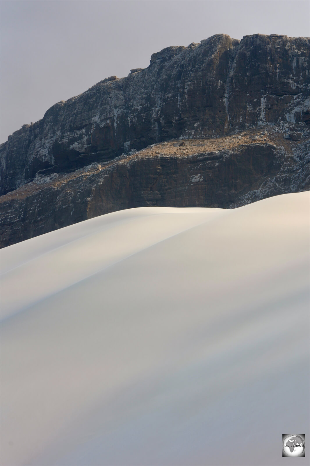 Sand dunes at Arher beach.