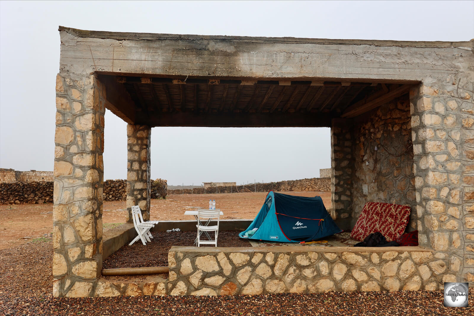My campsite at Diksam plateau.