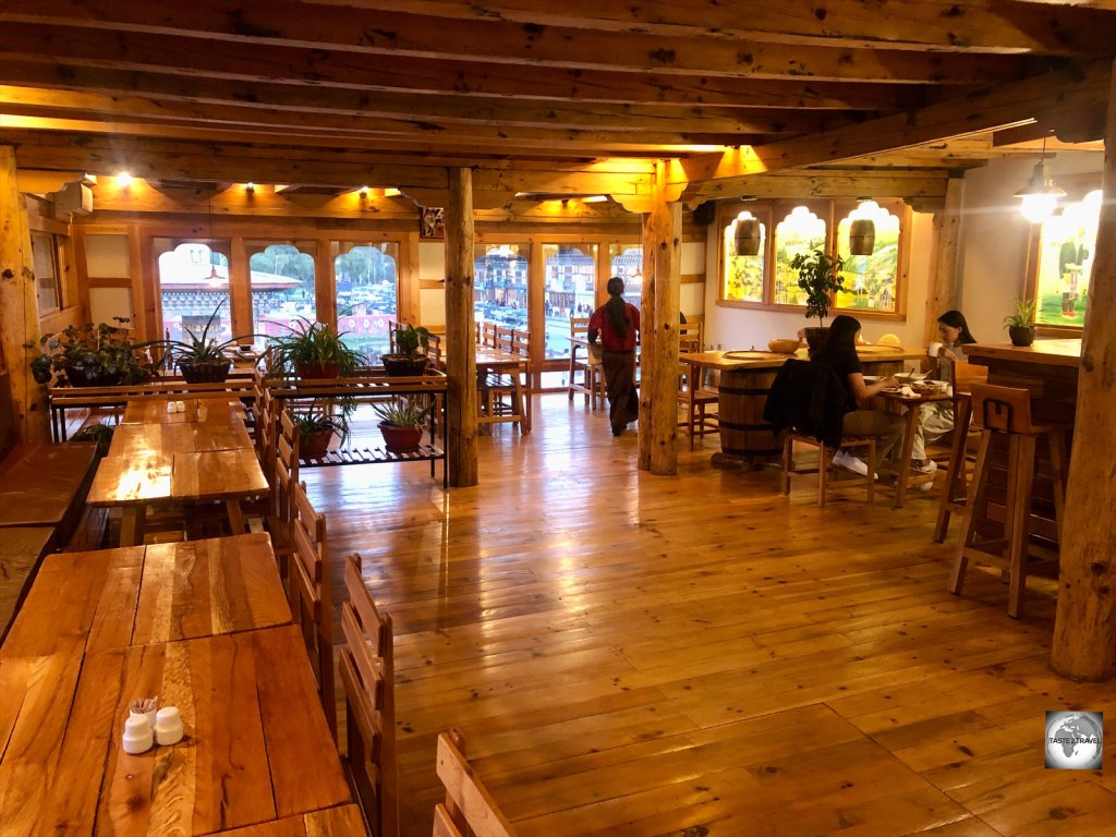 With the only coffee roasting machine in Bhutan, the Mountain Cafe & Roastery in Paro serves the best coffee in the country.