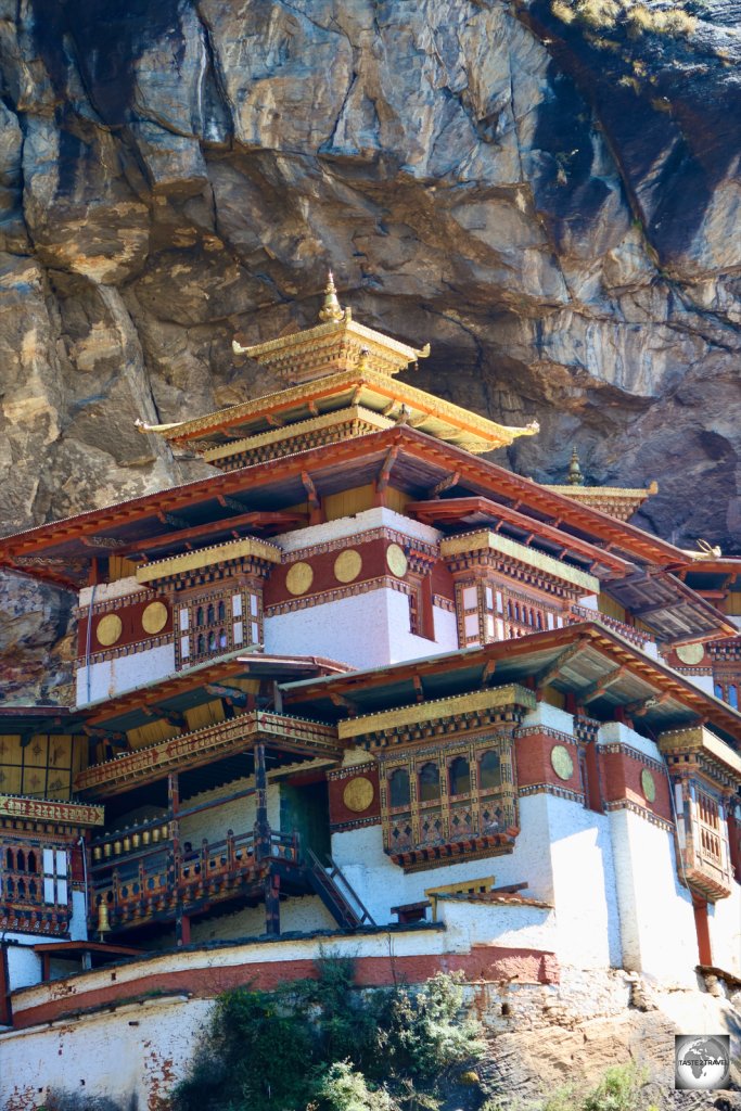 The Tiger's Nest Monastery is the #1 tourist attraction in Bhutan.
