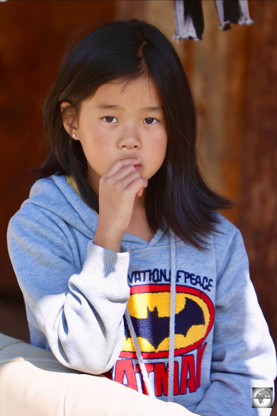 Young girl in the Paro Valley.