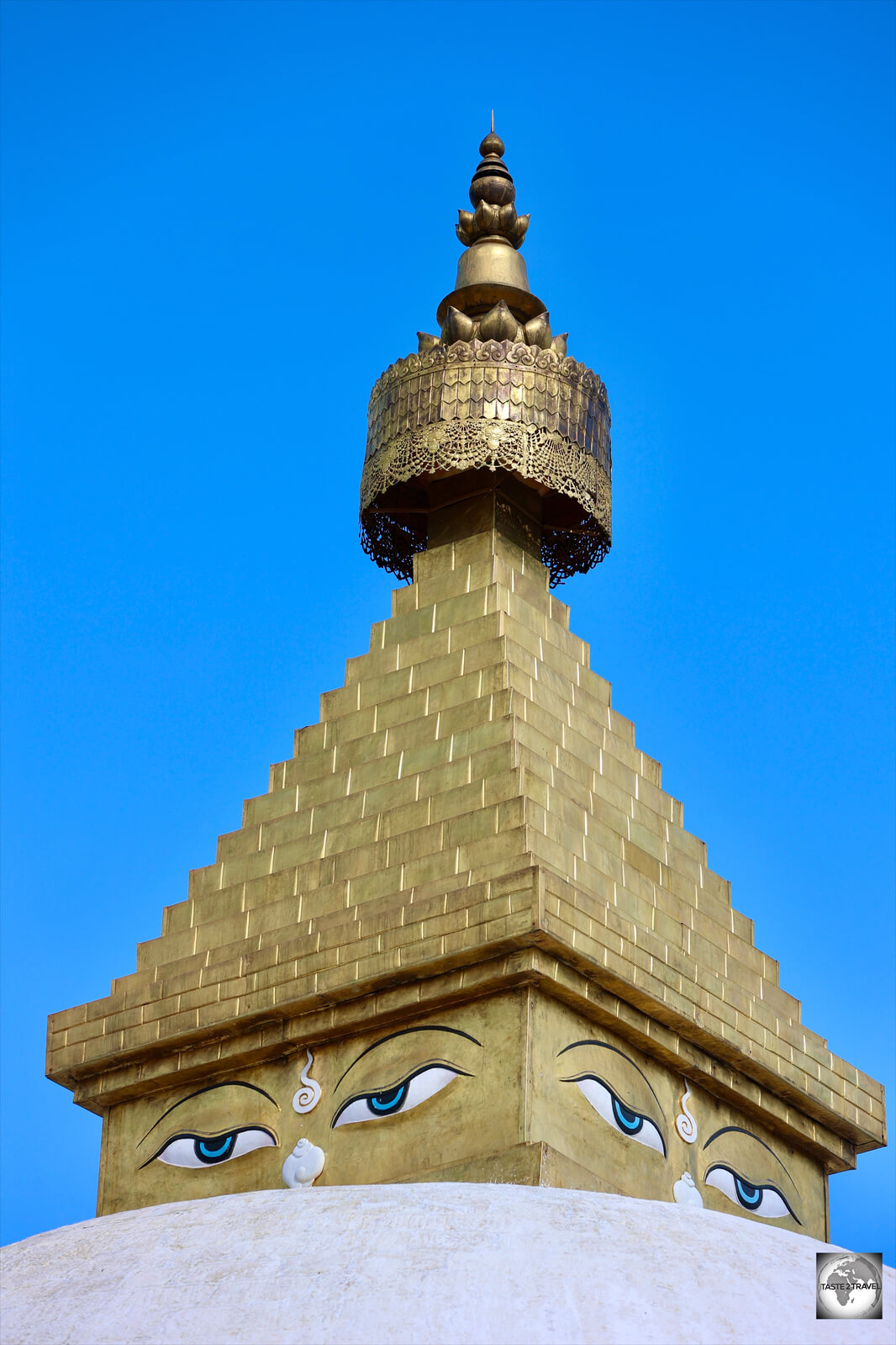 The stupa at Sangchhen Dorji Lhuendrup Nunnery.