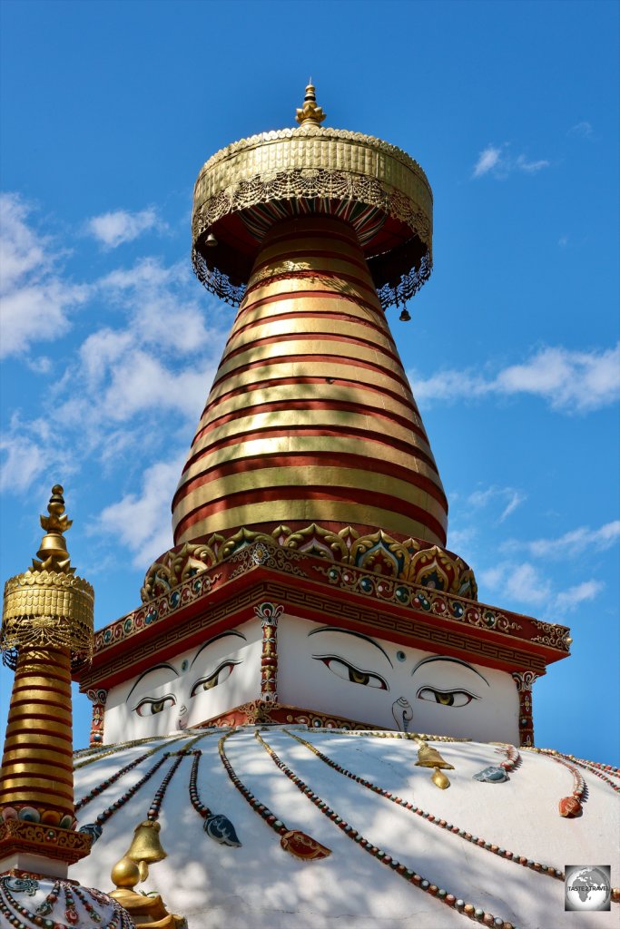 The Stupa at Khuruthang Lhakhang (temple).