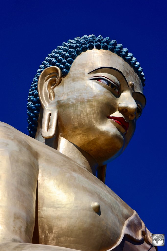 Made of bronze and gilded in gold, Buddha Dordenma was constructed at a cost of US$47 million.