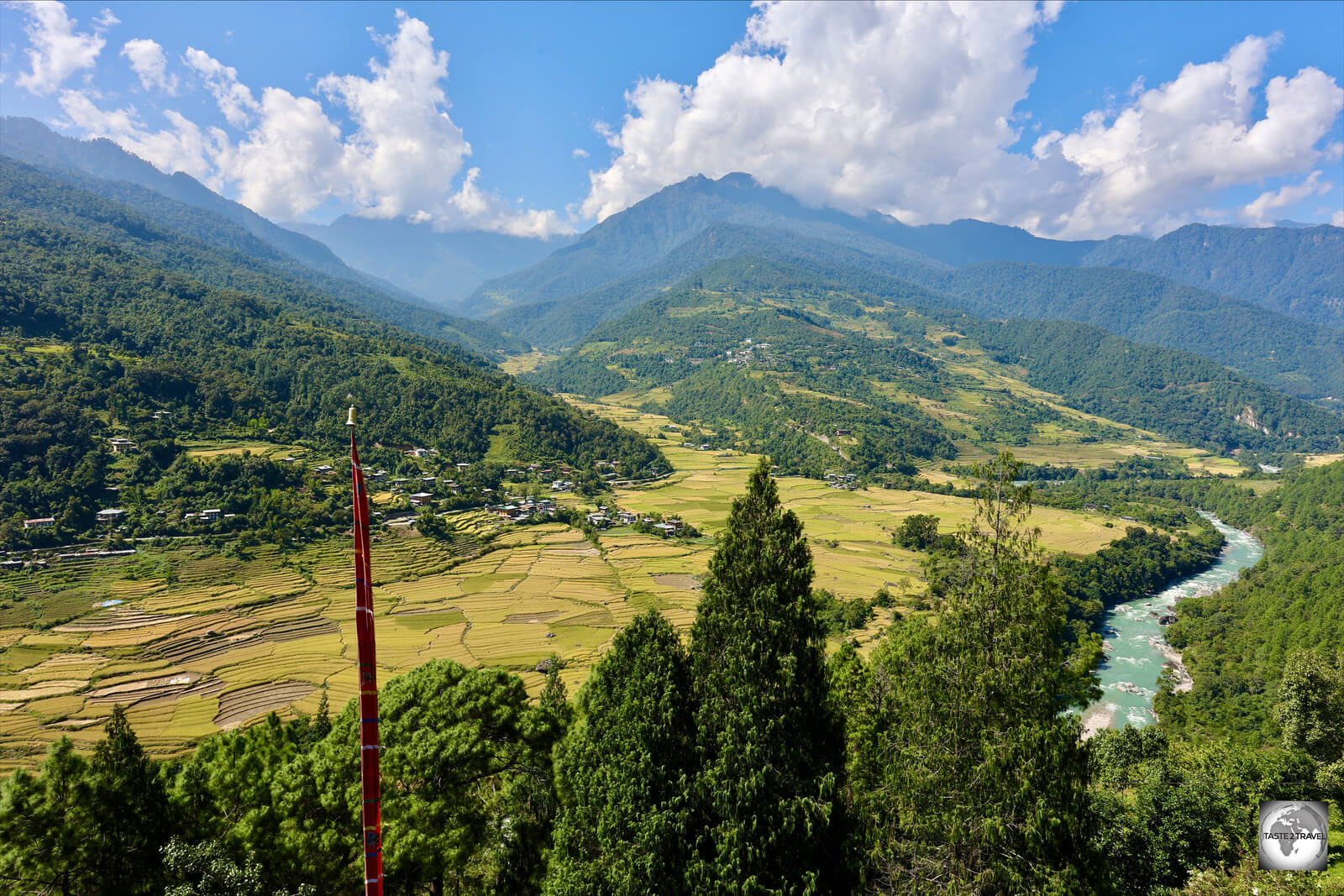 Bhutan boats 75% forest cover and a pristine, litter-free, environment.