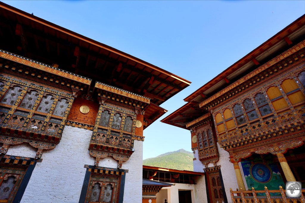 The temple complex inside Punakha Dzong.