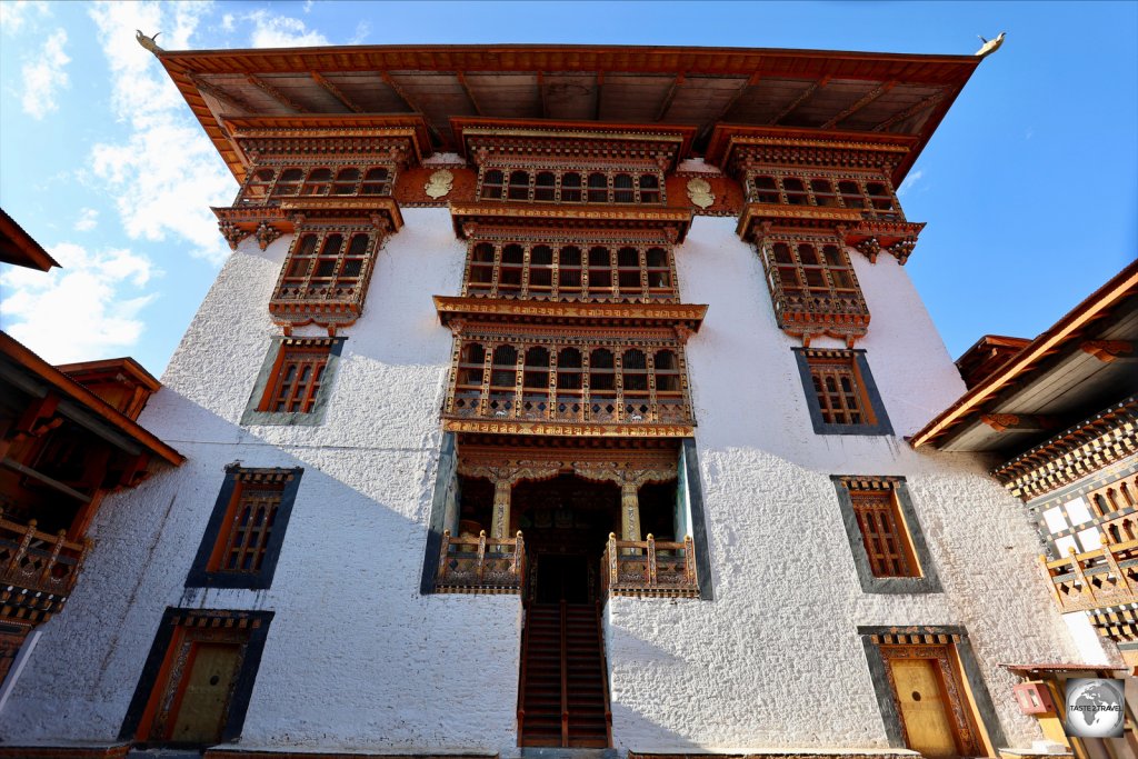 The fortress-monastery lies at the centre of the complex which once served as the capital of Bhutan.