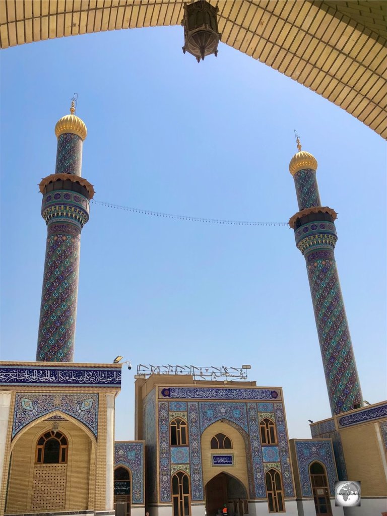 The minarets at the Grand Mosque of Kufa.