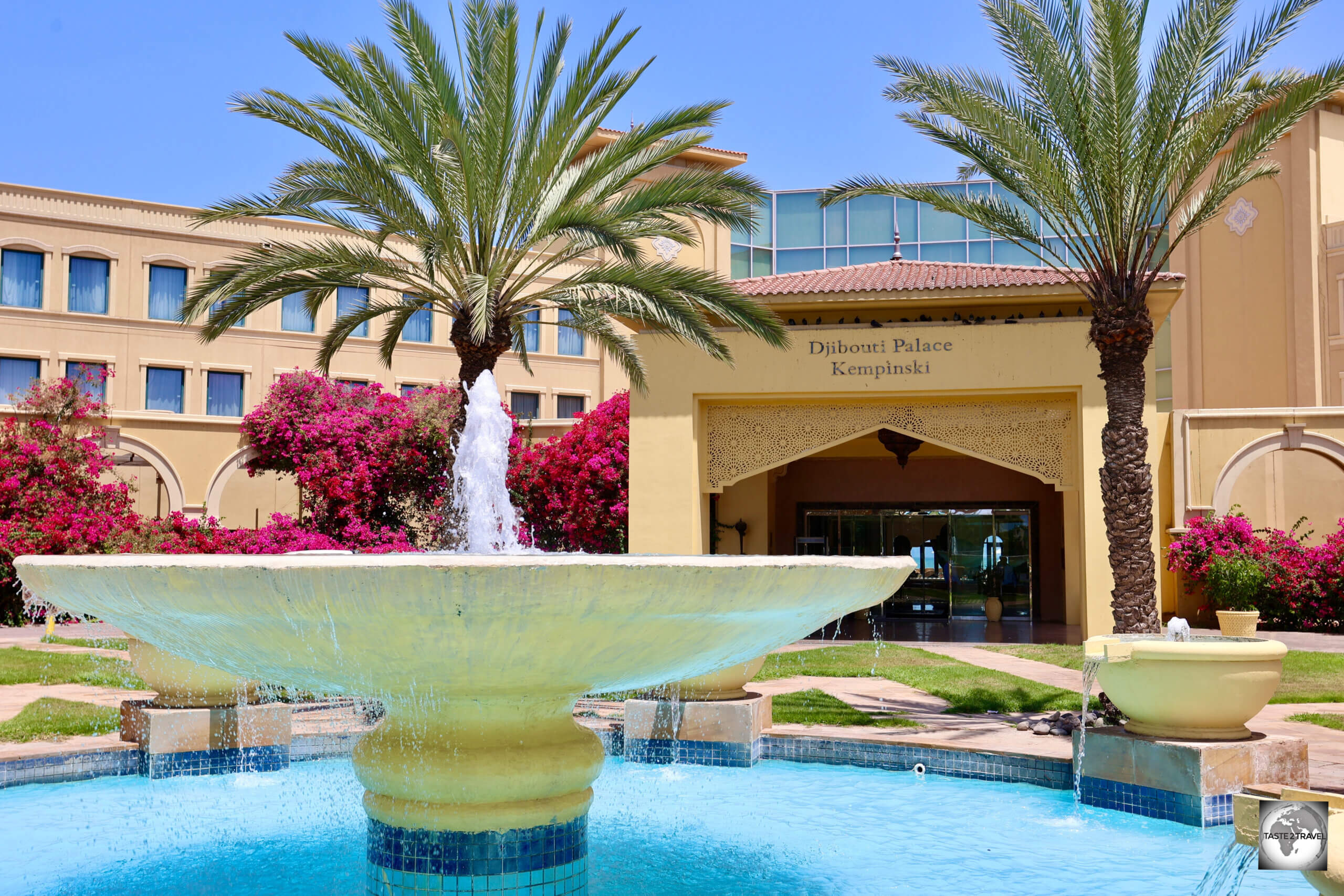 The Djibouti Palace Kempinski hotel is the first 5-star hotel in the Horn of Africa.