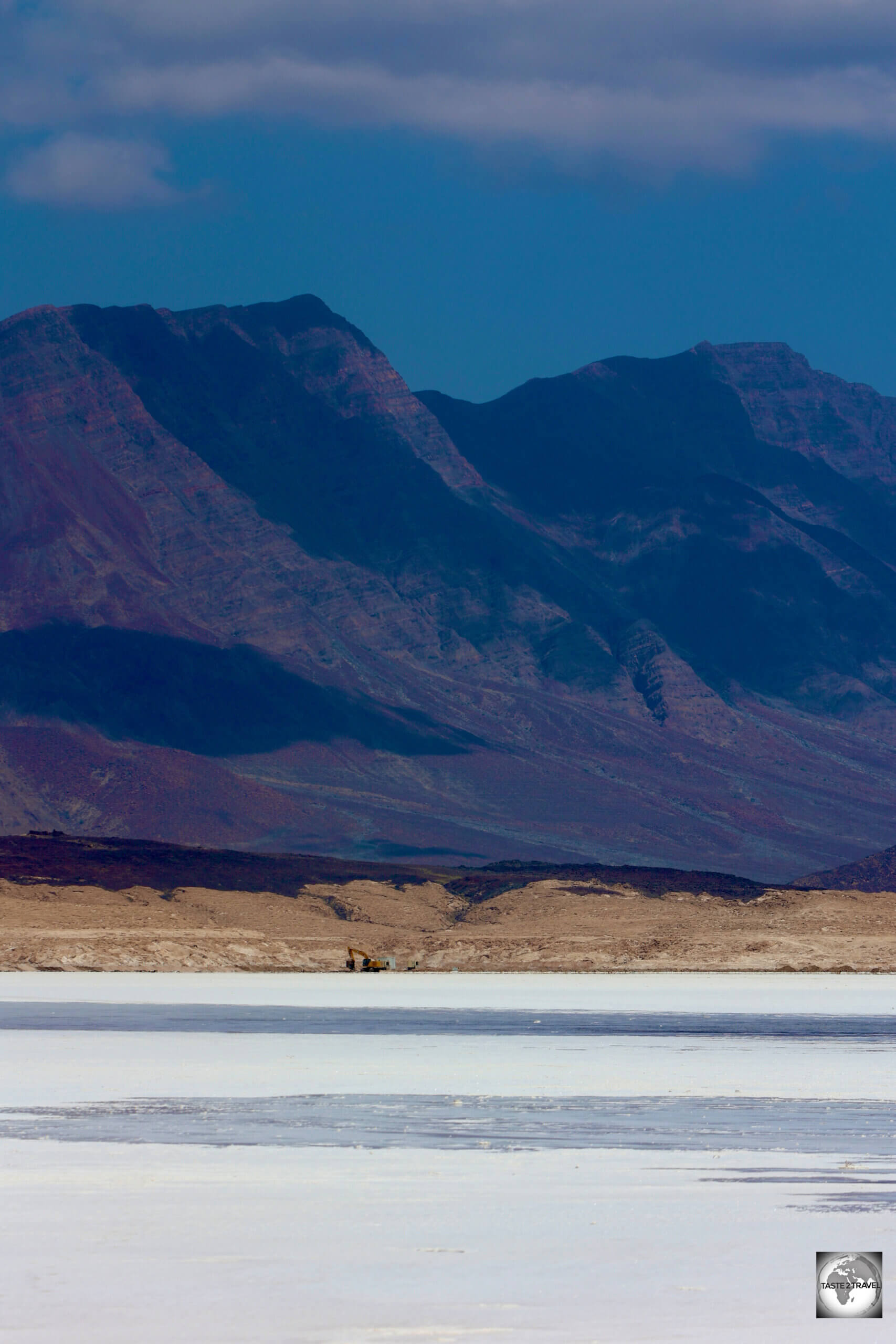 A view of Lake Assal, Djibouti.