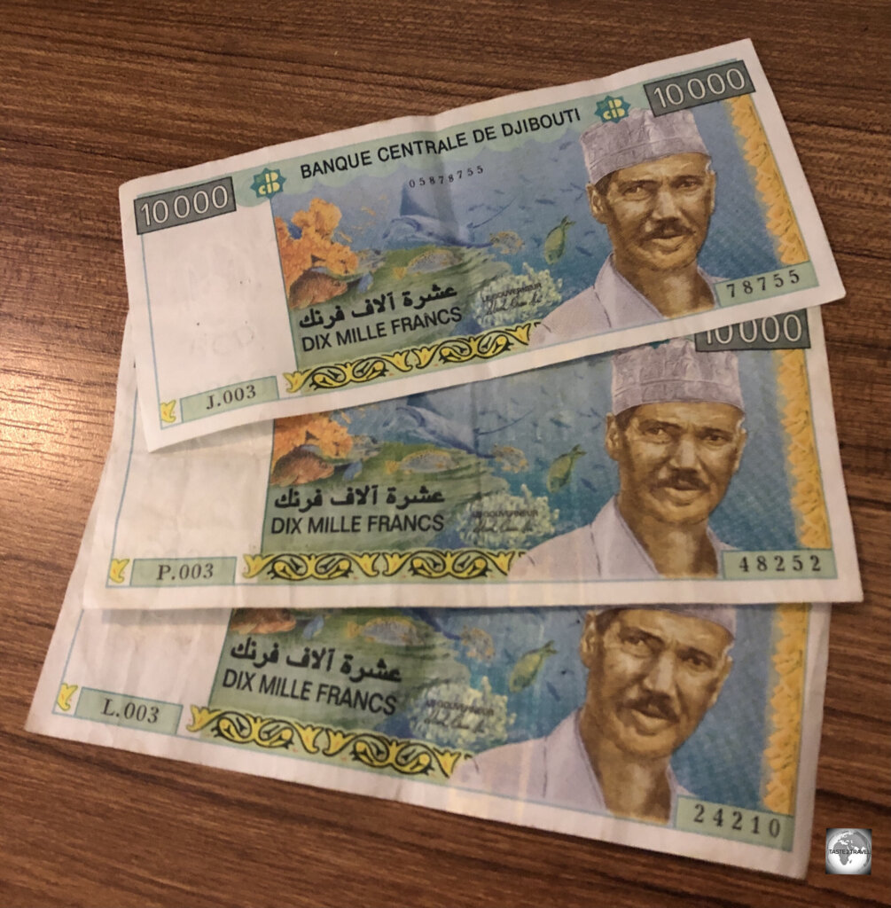 The Djiboutian franc is the official currency of Djibouti.