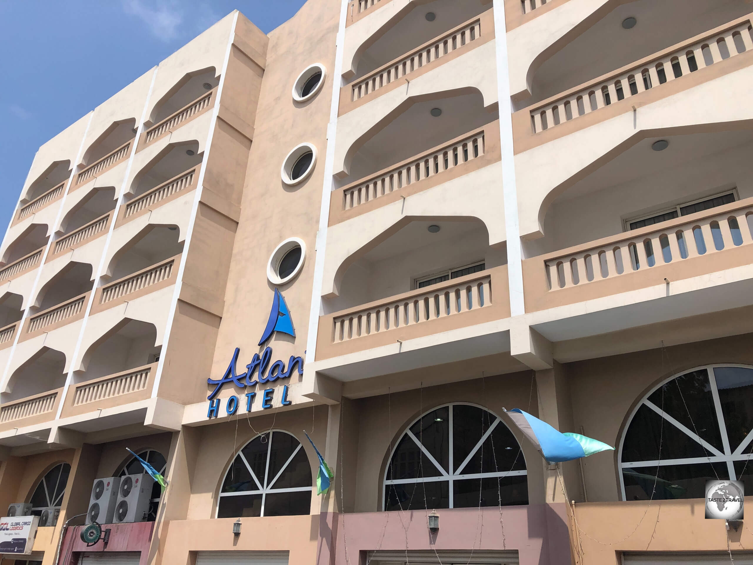 My residence during my stay in Djibouti City - the wonderful Atlantic Hotel.