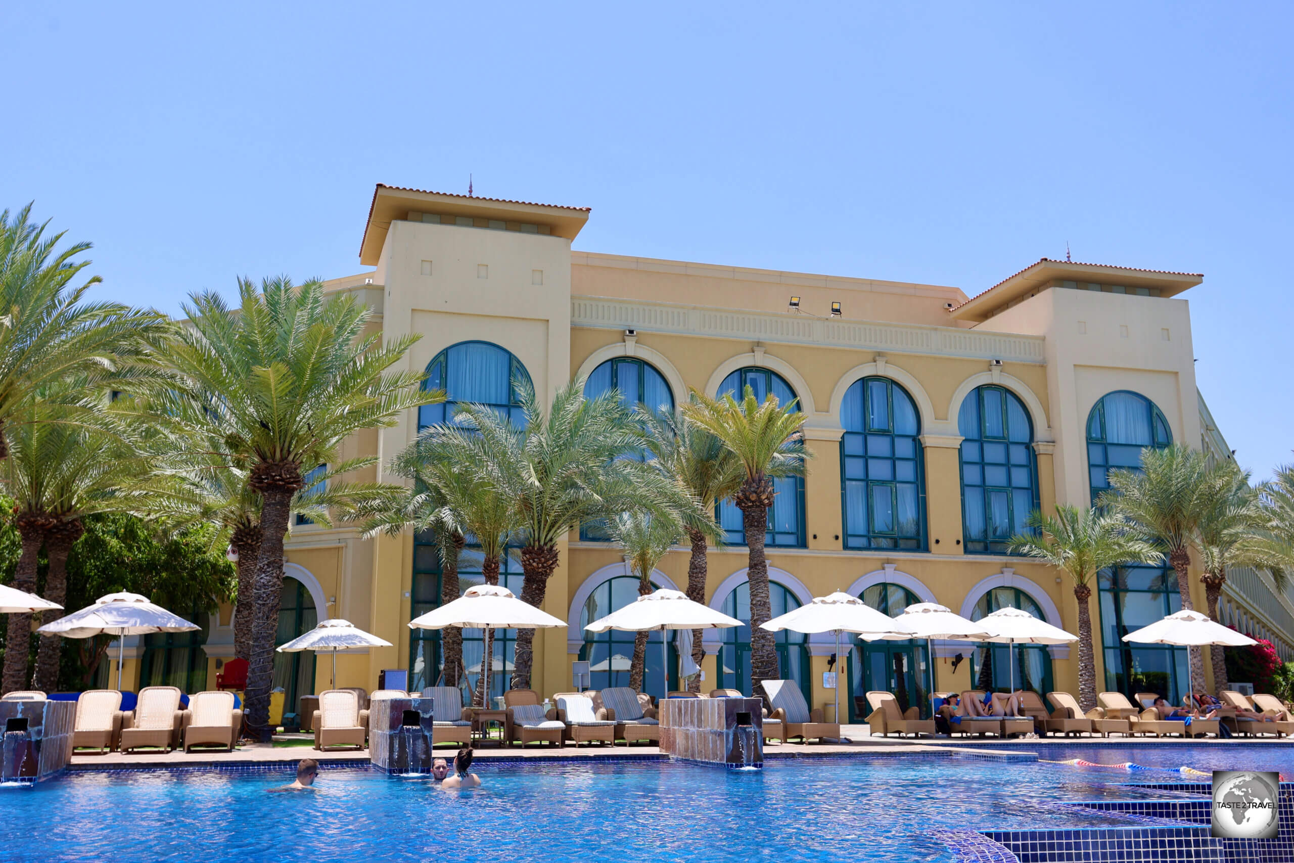 A view of the Djibouti Palace Kempinski hotel.
