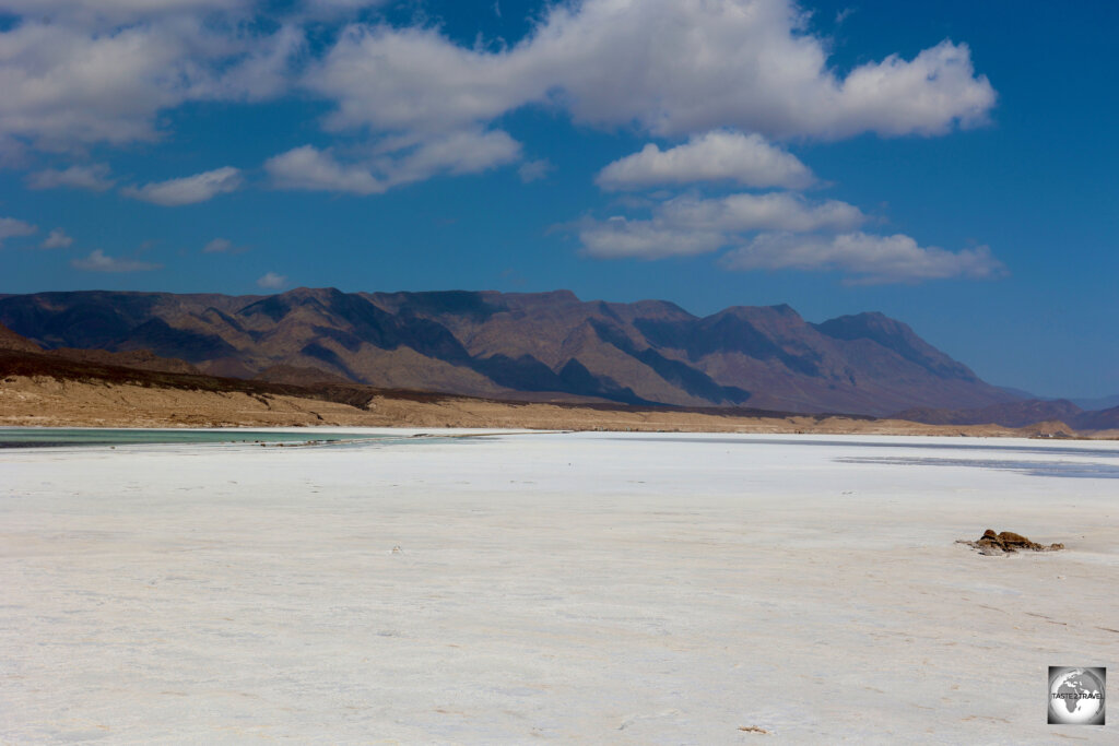 A highlight of Djibouti, Lake Assal is a two hour drive west of Djibouti City.